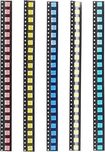 200pcs SMD LED Diodes Kit 0603 Lights Assorted Diode SMD LED Diodo Kit Green RED White Blue Yellow Lighting Bulb Each 40PCS Lamps Light Emitting Diodes 0603 LED Kit in Kuwait