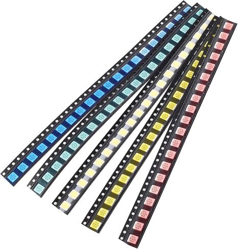 200pcs SMD LED Diodes Kit 0603 Lights Assorted Diode SMD LED Diodo Kit Green RED White Blue Yellow Lighting Bulb Each 40PCS Lamps Light Emitting Diodes 0603 LED Kit in Kuwait