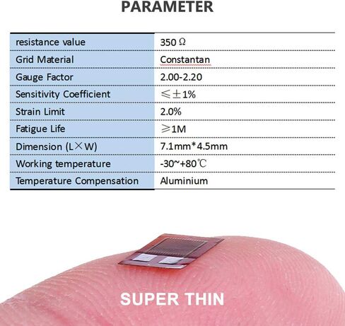10 قطع من مقياس الضغط، مستشعر قياس الضغط من رقائق Icstation 350 أوم BF350-3AA مقاومة ضغط خلية الحمل in Kuwait
