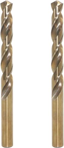 1.5mm Metric M35 Cobalt Steel Extremely Heat Resistant Twist Drill Bit of 10pcs with Straight Shank to Cut Through Hard Metals Such as Stainless Steel and Cast Iron, 5% Cobalt M35 Grade HSS-CO in Kuwait