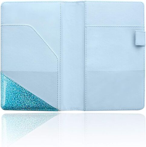 Holographic Glitter Silver Server Book for Waitress Book Server Wallet Waiter Book In Bulk Cute Bling Waitstaff Organizer Fit Waitress Apron (6 Pack) in Kuwait