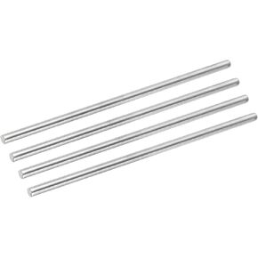 MECCANIXITY 304 Stainless Steel Round Rods, 8mm x 250mm Solid Shaft Rods for DIY Craft Model Car Helicopter Airplane, Pack of 4 in Kuwait