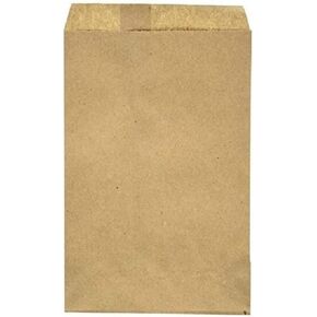 آر جيه ستارز-براون كرافت البضائع المسطحة وحقائب التعبئة - حزمة من 50 حقيبة الحجم - 12 بوصة × 15 بوصة in Kuwait