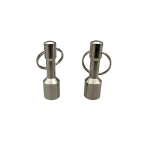 Envistia Mall Keychain Magnet for Testing Brass, Gold, Silver, Ferrous Metals, Keychain Pocket Magnets for Purse w/ Strong N42 Rare Earth Neodymium Magnet Nickel Plated (2 Pack) in Saudi Arabia
