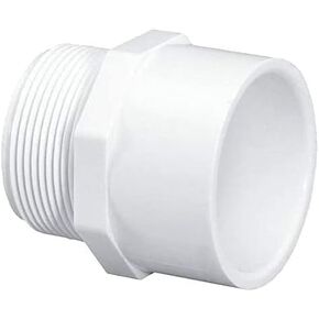 PVC Male Adapter Pipe Fitting - SCH 40 PVC Fittings 1 Inch Slip Socket x 1 MNPT PVC Connectors - PVC Pipe Connectors for Plumbing Water Line – Male Adapter Fitting