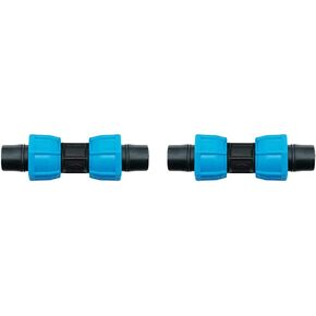 Watts 88005246 Anka (ASC114) High Pressure Poly-Pipe Straight Coupling Insert Fitting, 1 1/4", Black and Blue
