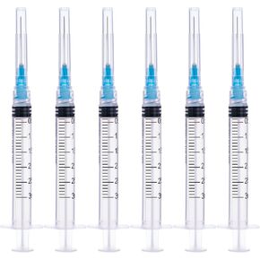 1cc with 25 Gauge 1 Inch Luer Lock, Individually Wrapped 20 Pack