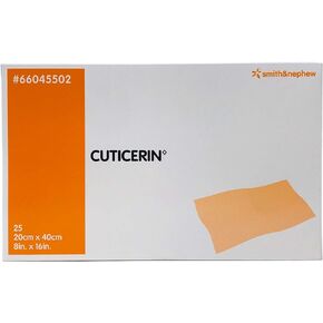 Impregnated Dressing Cuticerin 20 X 40 Cm Gauze Cuticerin Ointment Sterile Box of 25 in Saudi Arabia