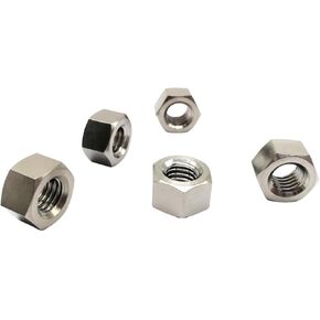 RISON Titanium DIN934 M4*0.7mm Hex Nut TI6AL4V Titanium Nuts GR5 Original Hex Nut Pack of 5