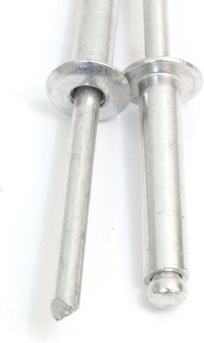 Rivets, Aluminum, 3/16" x 1" Inch, (6-16), Choose Size, Gap (.75-1)" (100 Pack), Blind Rivet by Bolt Dropper. in Kuwait