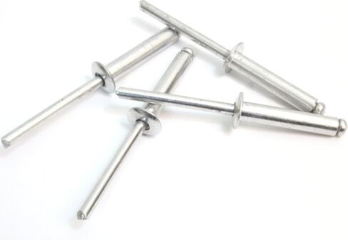 Rivets, Aluminum, 3/16" x 1" Inch, (6-16), Choose Size, Gap (.75-1)" (100 Pack), Blind Rivet by Bolt Dropper. in Kuwait