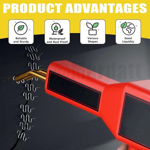 Mardatt 801Pcs 8 Types Hot Staples Repair Welding Kit with Cutter Pliers, Flat Wave Outside Inside Corner M V Shape Welding Rods Hot Stapler Staples for Car Machine Bumpers (0.6/0.8mm) in Saudi Arabia