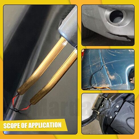 Mardatt 801Pcs 8 Types Hot Staples Repair Welding Kit with Cutter Pliers, Flat Wave Outside Inside Corner M V Shape Welding Rods Hot Stapler Staples for Car Machine Bumpers (0.6/0.8mm) in Saudi Arabia