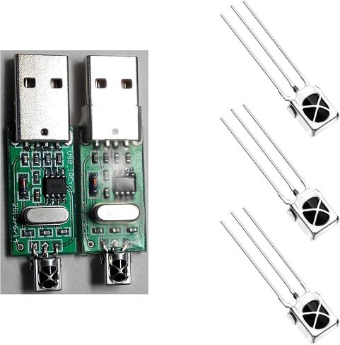 Micro Traders 50PCS VS1838B 38KHZ Infrared Remote Control Receiver Modules IR Receiver Diode Lighting Bulb Lamps Electronics Components Indicator Light Emitting Diodes in Saudi Arabia