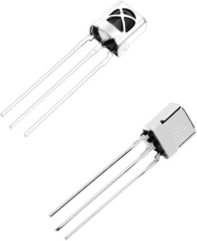 Micro Traders 50PCS VS1838B 38KHZ Infrared Remote Control Receiver Modules IR Receiver Diode Lighting Bulb Lamps Electronics Components Indicator Light Emitting Diodes in Saudi Arabia
