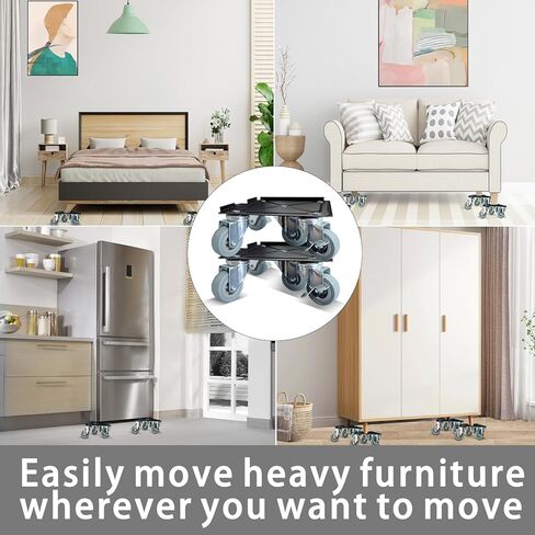 محركات الأثاث دوللي مع 5 عجلات، مجموعة أدوات رافعات الأثاث للتحرك الثقيل، دمى الأثاث، السعة القصوى 1650 رطل in Kuwait