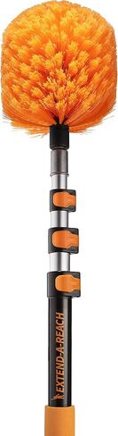 5-13 ft Cobweb Duster with Extension Pole // 20 Foot High Reach Spider Web Cleaner Cobweb Brush for Outdoor & Indoor Web Cleaning // Lightweight & Sturdy Telescopic Pole // The Ultimate Dusting Kit in Saudi Arabia