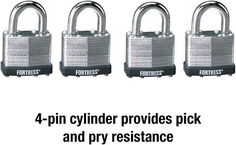 Master Lock 1803DLF Fortress Outdoor Padlock with Key, 1 Pack in Kuwait