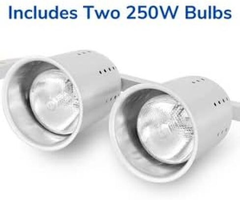 جهاز تسخين الطعام الكهربائي من الدرجة التجارية العليا من Chef's، يتضمن لمبتين للتدفئة - 250 وات لكل منهما، قائم بذاته ومحمول in Kuwait