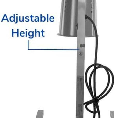 جهاز تسخين الطعام الكهربائي من الدرجة التجارية العليا من Chef's، يتضمن لمبتين للتدفئة - 250 وات لكل منهما، قائم بذاته ومحمول in Kuwait