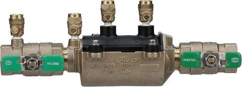 مجموعة صمام مركب خالٍ من الرصاص ومزدوج التشكيل 1-350XL، 2.5 سم من ويلكنز in Kuwait