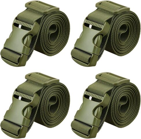 أشرطة أدوات MAGARROW مقاس 65 بوصة و1.5 بوصة مع إبزيم قابل للتعديل، 4 عبوات (أرجواني (4 قطع)) in Kuwait