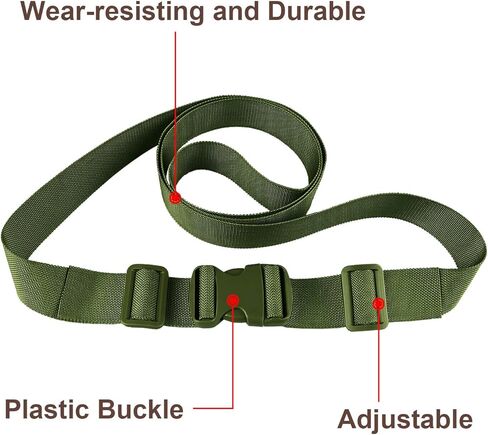 أشرطة أدوات MAGARROW مقاس 65 بوصة و1.5 بوصة مع إبزيم قابل للتعديل، 4 عبوات (أرجواني (4 قطع)) in Kuwait