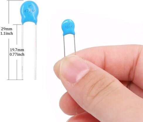 3KV / 100pF to 10000pF High Voltage DIP Ceramic Capacitor Assortment Kit, 150pcs, 15 Value in Saudi Arabia