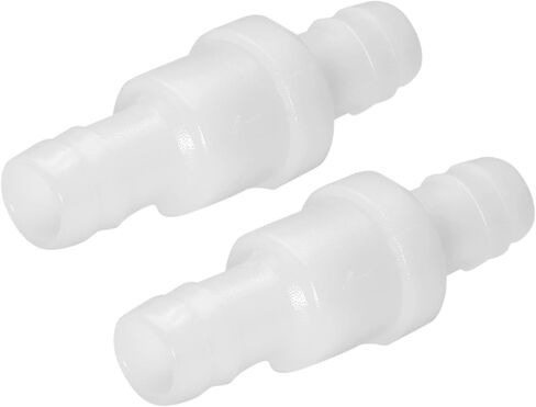 Litoexpe 3/8" صمام فحص مضمن في اتجاه واحد، مقاومة للأوزون غير المرتجع، صمام فحص الهواء من بلاستيك PVDF في اتجاه واحد لزيت الوقود والماء والغاز، عبوة من 2 in Saudi Arabia