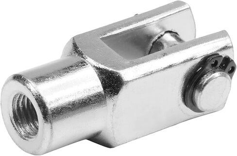 Aicosineg اسطوانة الهواء Clevis Y المشتركة M10x1.25in أنثى الموضوع Y موصل 2.04in طول اسطوانة الهواء قضيب Clevis نهاية هوائي اسطوانة الهواء موصل المناسب لصناعة النسيج الكيميائية الإلكترونية in Kuwait