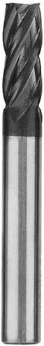 3/8" Carbide Square End Mill, HRC 45 Deg Single End 4 Flute AlTiN Coating Mill Bits in Kuwait