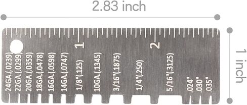 مقياس سمك الصفائح المعدنية، أدوات لحام الفولاذ المقاوم للصدأ، أداة فحص الحجم المطلي، قياس سمك الأسلاك المعدنية in Kuwait