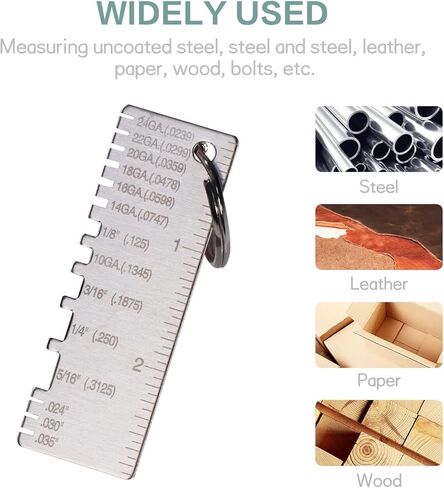 مقياس سمك الصفائح المعدنية، أدوات لحام الفولاذ المقاوم للصدأ، أداة فحص الحجم المطلي، قياس سمك الأسلاك المعدنية in Kuwait