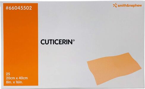 Impregnated Dressing Cuticerin 20 X 40 Cm Gauze Cuticerin Ointment Sterile Box of 25 in Saudi Arabia