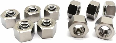 RISON Titanium DIN934 M4 * 0.7mm Hex Nut TI6AL4V Titanium Nuts GR5 Original Hex Nut Pack of 5 in Kuwait