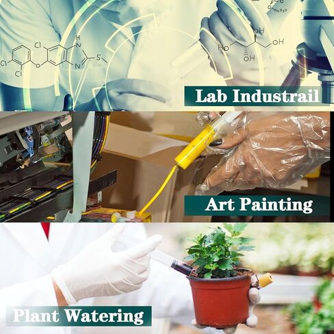 حقنة بلاستيكية 1 مل/سم مكعب من RIOFLY 20 قطعة أدوات حقن قسطرة محكمة الغلق مع قياس للمختبرات العلمية، قياس السوائل، تغذية الحيوانات الأليفة، أداة وضع الزيت أو الغراء in Kuwait