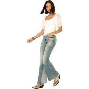 Lee Women's Betty Panel Flare Jeans Blue 31W x 34L in Kuwait