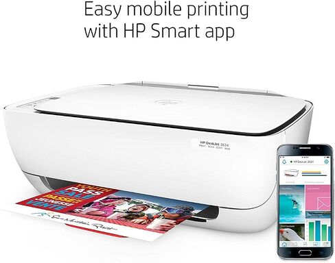 HP DeskJet 3634 Compact All-in-One Wireless Printer with Mobile Printing, HP Instant Ink or Amazon Dash replenishment readyy (K4T93A) in Saudi Arabia