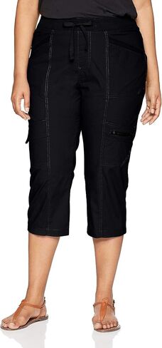 Lee Women's Plus-Size Margeaux Knit Waist Cargo Capri Pant in Saudi Arabia