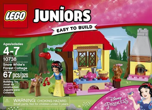 LEGO Juniors Snow White's Forest Cottage 10738 Building Kit (67 Piece) in Saudi Arabia