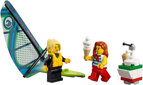 LEGO City Town People Pack – Fun at The Beach 60153 Building Kit (169 Piece) in Saudi Arabia