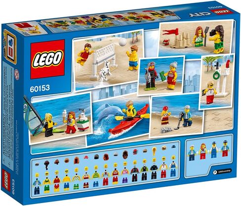 LEGO City Town People Pack – Fun at The Beach 60153 Building Kit (169 Piece) in Saudi Arabia