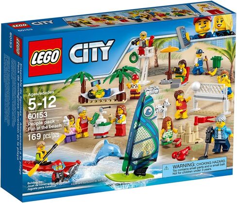 LEGO City Town People Pack – Fun at The Beach 60153 Building Kit (169 Piece) in Saudi Arabia