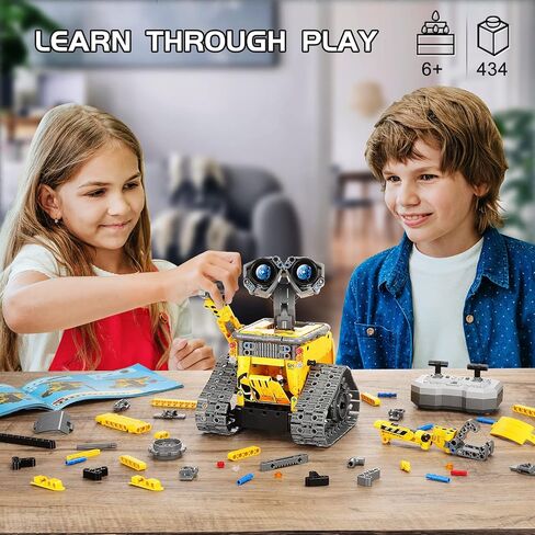 Mibido 3in1 Remote & APP Controlled Robot Dinosaur Building Kit, Educational STEM Projects Coding Set Creative Gifts for Kids Aged 6 7 8 9 10 11 12+, New 2022 (434 Pieces) in Kuwait
