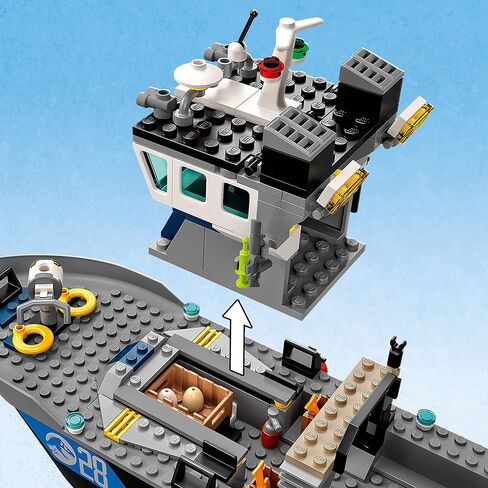 LEGO 76942 Jurassic World Baryonyx Dinosaur Boat Escape Toy with Owen Grady Minifigure, a Dino & 2 Fish Figures, Gift Idea for Boys & Girls in Saudi Arabia