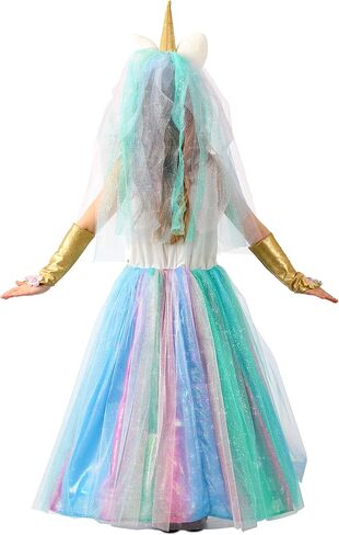 Princess Paradise Girl's Lovely Lady Unicorn Costume Dress, Large in Saudi Arabia