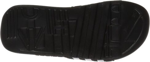 adidas Men's Adissage Slides Sandal, Black/White/Black, 10 in Saudi Arabia