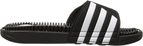 adidas Men's Adissage Slides Sandal, Black/White/Black, 10 in Saudi Arabia