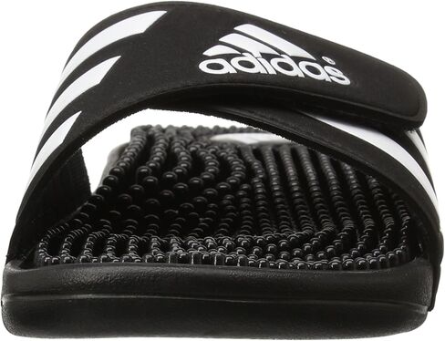 adidas Men's Adissage Slides Sandal, Black/White/Black, 10 in Saudi Arabia