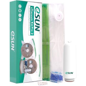 eSUN 3D Printing Filament Vacuum Storage Bag, Spool Storage Sealing Bags Dust Proof Humidity Resistant for Keeping Filament Dry, 5 Vaccum Bags Only in Kuwait